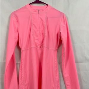 SBART Pink Long Sleeve Swim Dress Size Medium